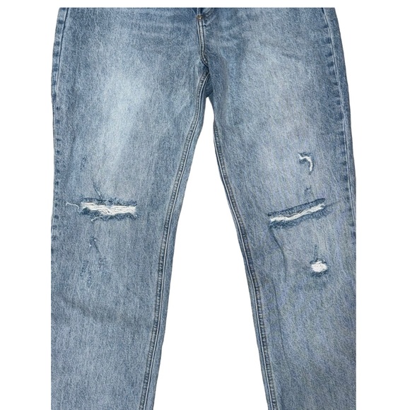 Aritzia Denim Forum The Joni High Rise Loose Distressed Jeans Size 31 TALL 29L - Picture 9 of 12